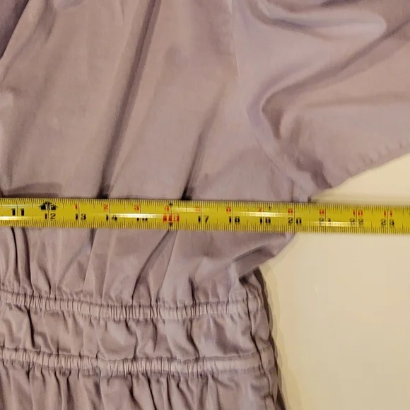 J.‎ Crew Boho Cottagecore Coastal Cowgirl smocked-waist lavender midi dress 2X - Picture 11 of 12